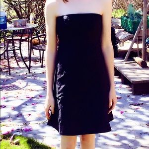 Gap stretch size I strapless short black dress